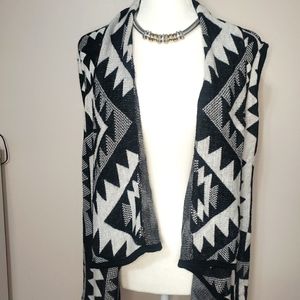 A Knitch Above | Aztec Cardigan Vest